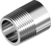 RVS Lasnippel 1.1/4&quot;