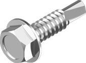 RVS zelfborende schroef A2 DIN7504 3,9x19mm