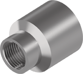 RVS verloopsok 1/2&quot;x1/4&quot;