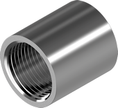 RVS sok 3/8&quot;