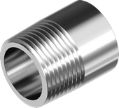 RVS Lasnippel 1.1/4&quot;