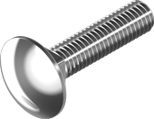 RVS slotbout A2 M6x50 mm