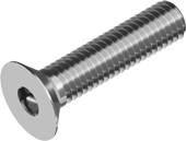 RVS verzonken kopschroef met binnenzeskant A2 M3x30 mm