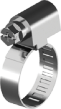 RVS slangklem A2 32x50 mm Breedte: 9 mm