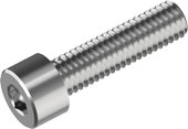 RVS cilindrische schroeven met binnenzeskant A2 M5X16mm